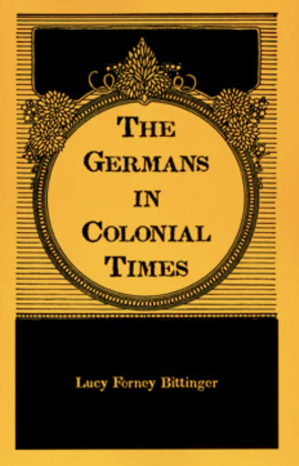The Germans in Colonial Times