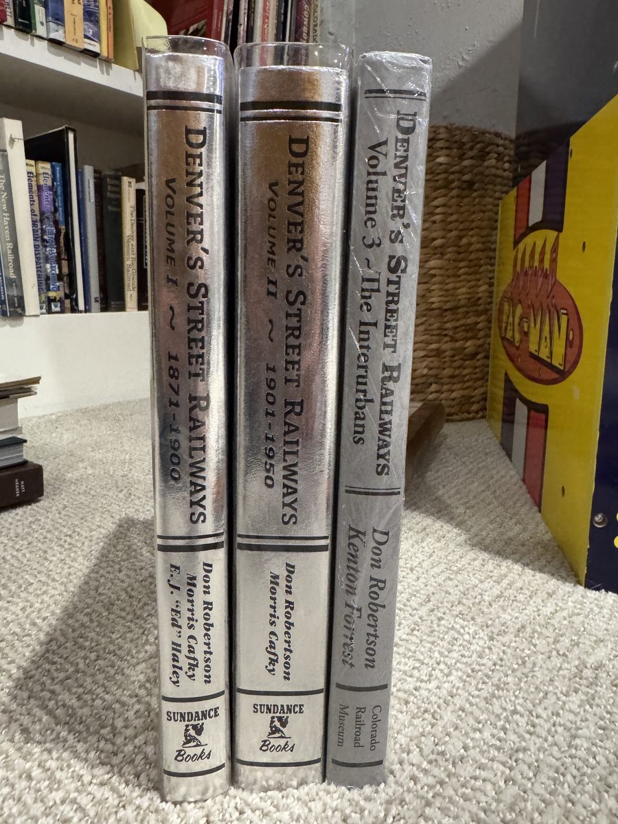 Denver's Street Railways, Volumes I, II & III (Complete 3-Volume Set)