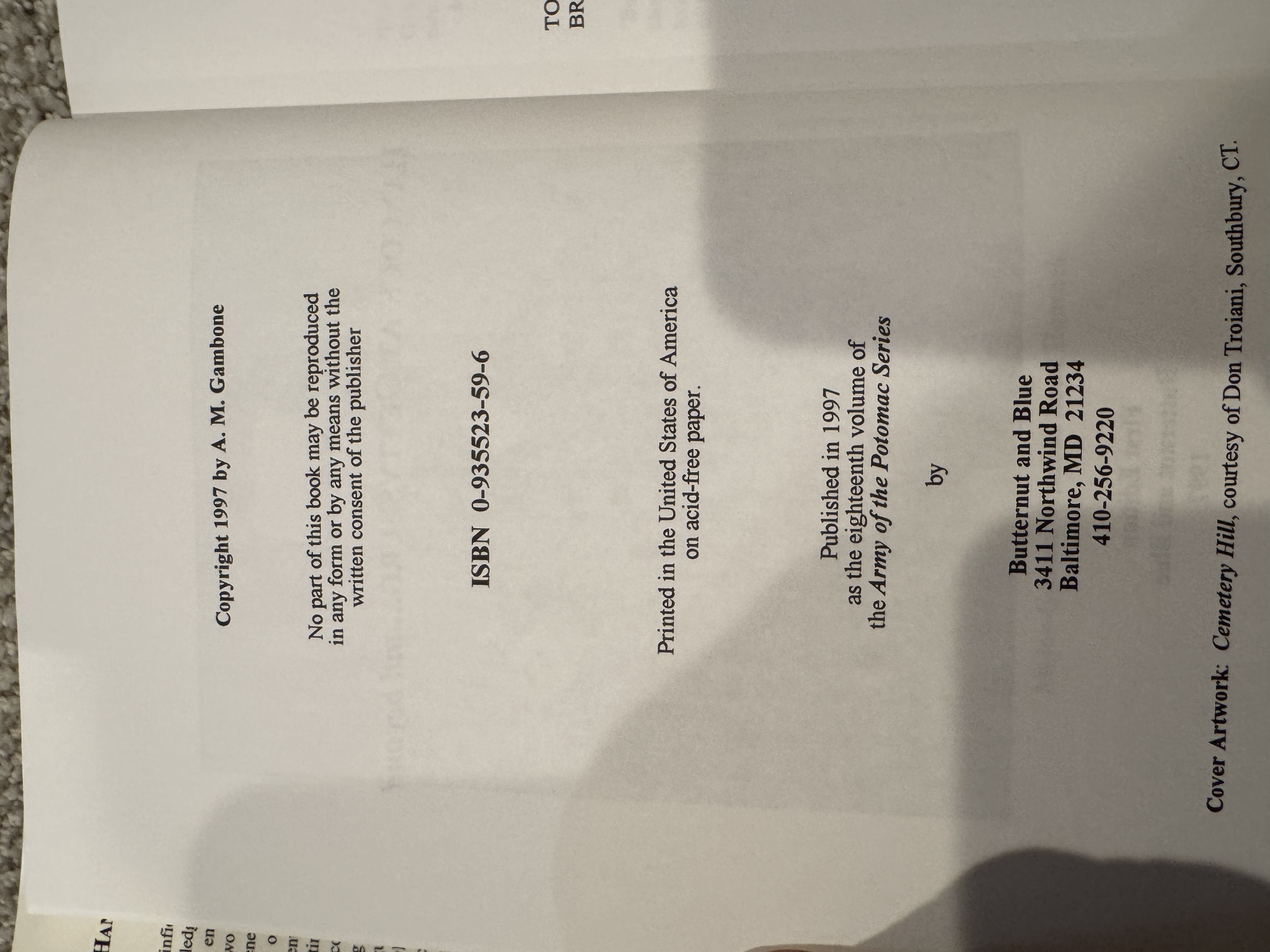 Bouquets from the Cannon's Mouth: Soldiering with the Eighth Regiment of the Pennsylvania Reserves