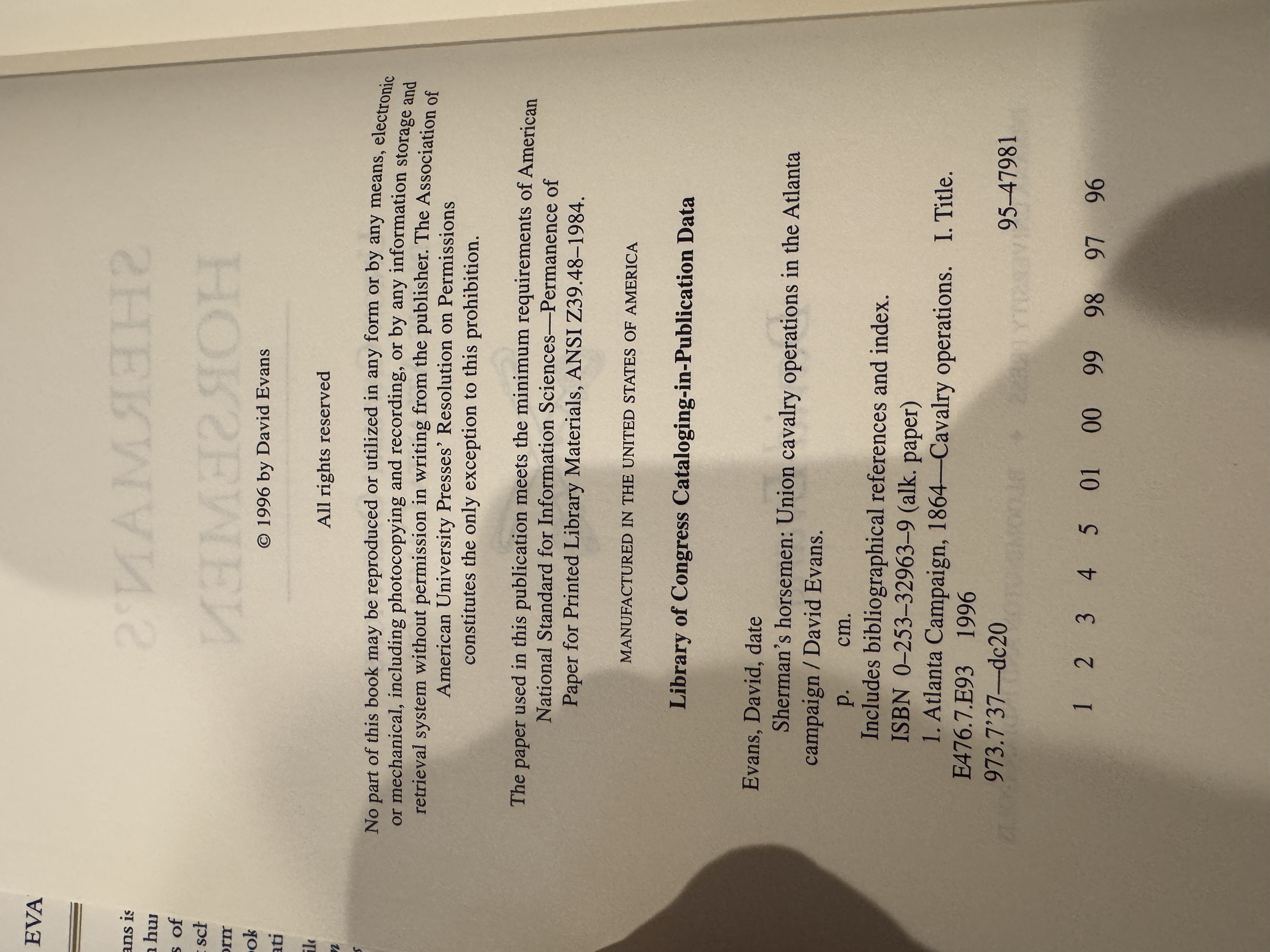 Sherman's Horsemen: Union Cavalry Operations in the Atlanta Campaign