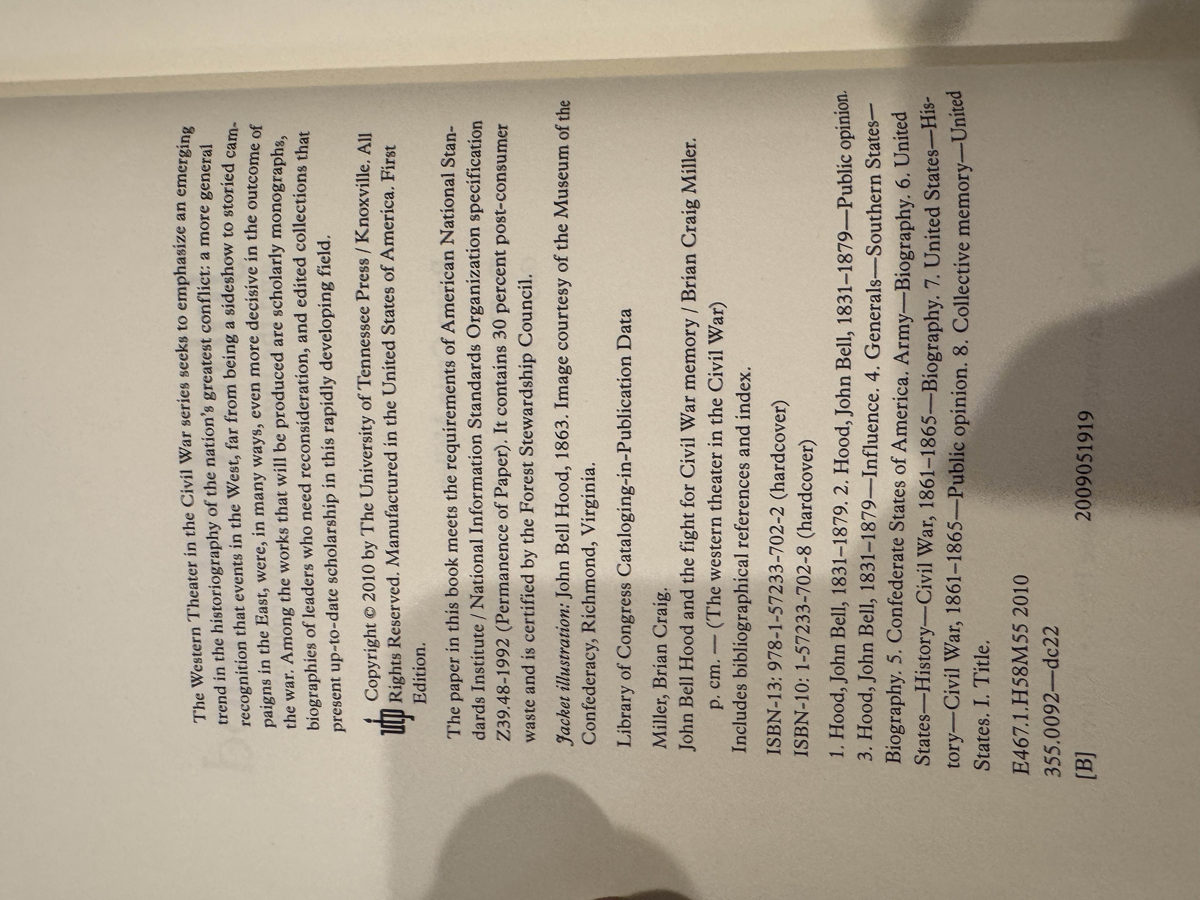 John Bell Hood and the Fight for Civil War Memory