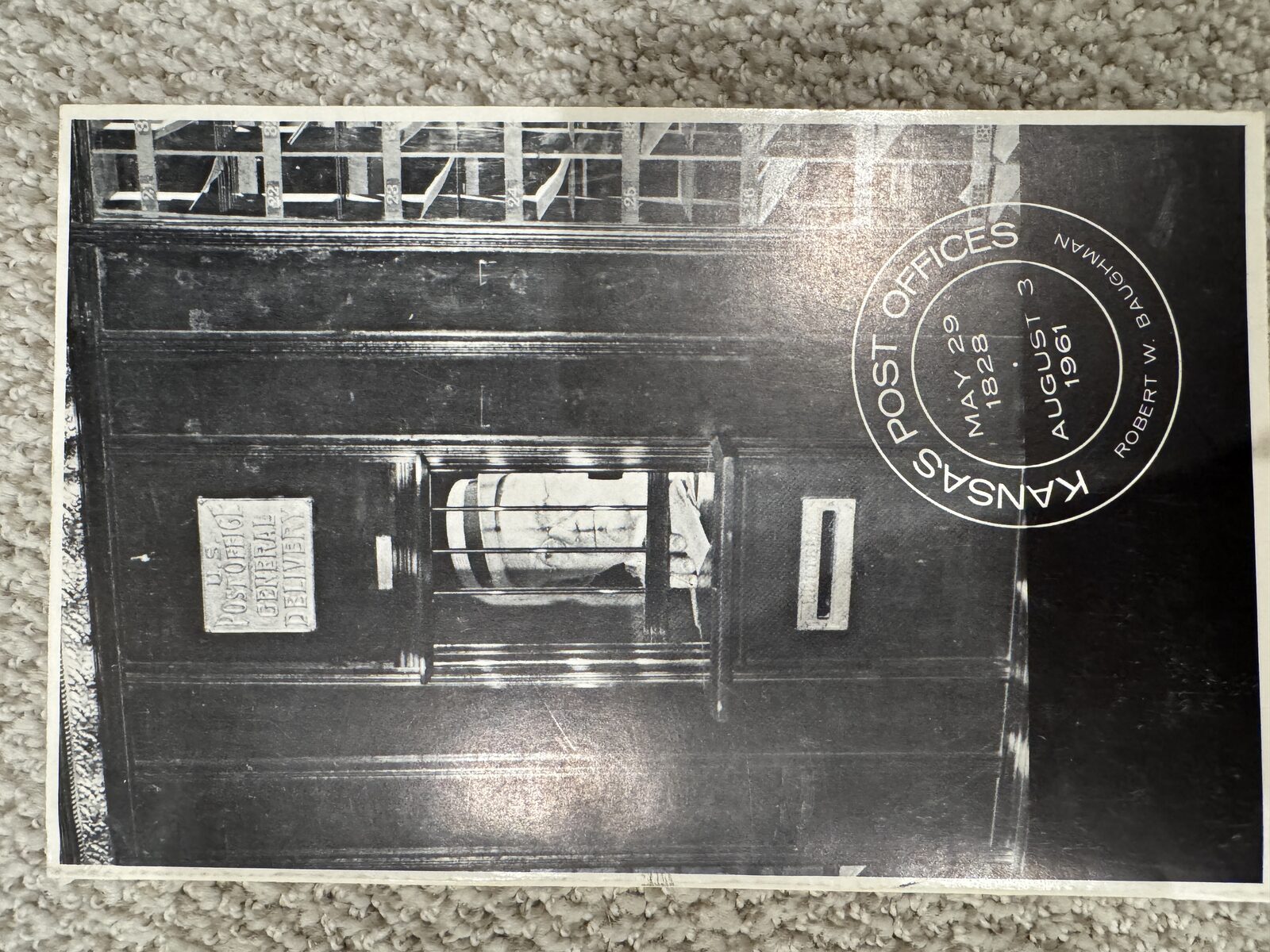 Kansas Post Offices, May 29, 1828 - August 3, 1961