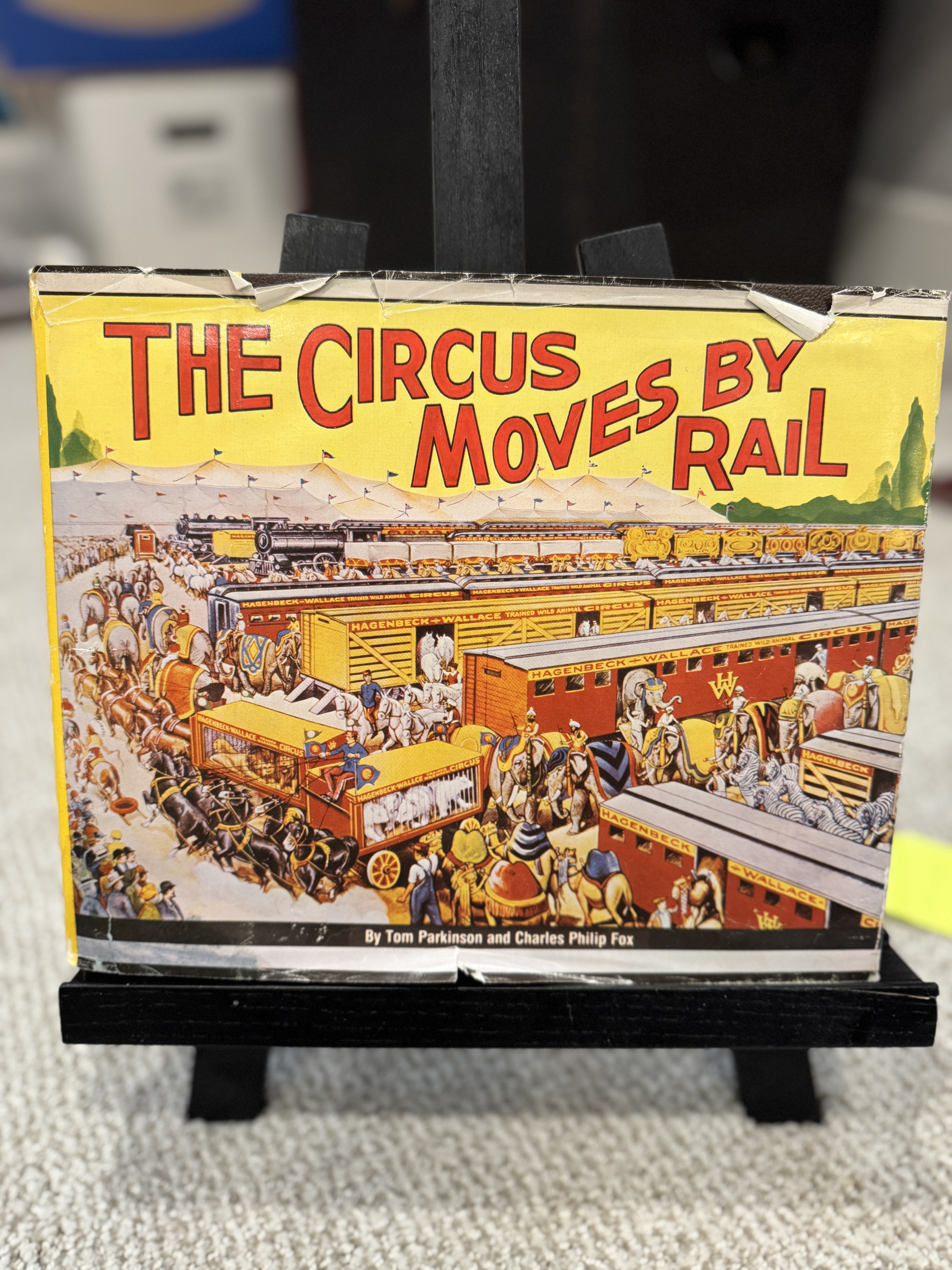 The Circus Moves By Rail [Signed]