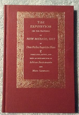 The Exposition on the Province of New Mexico, 1812